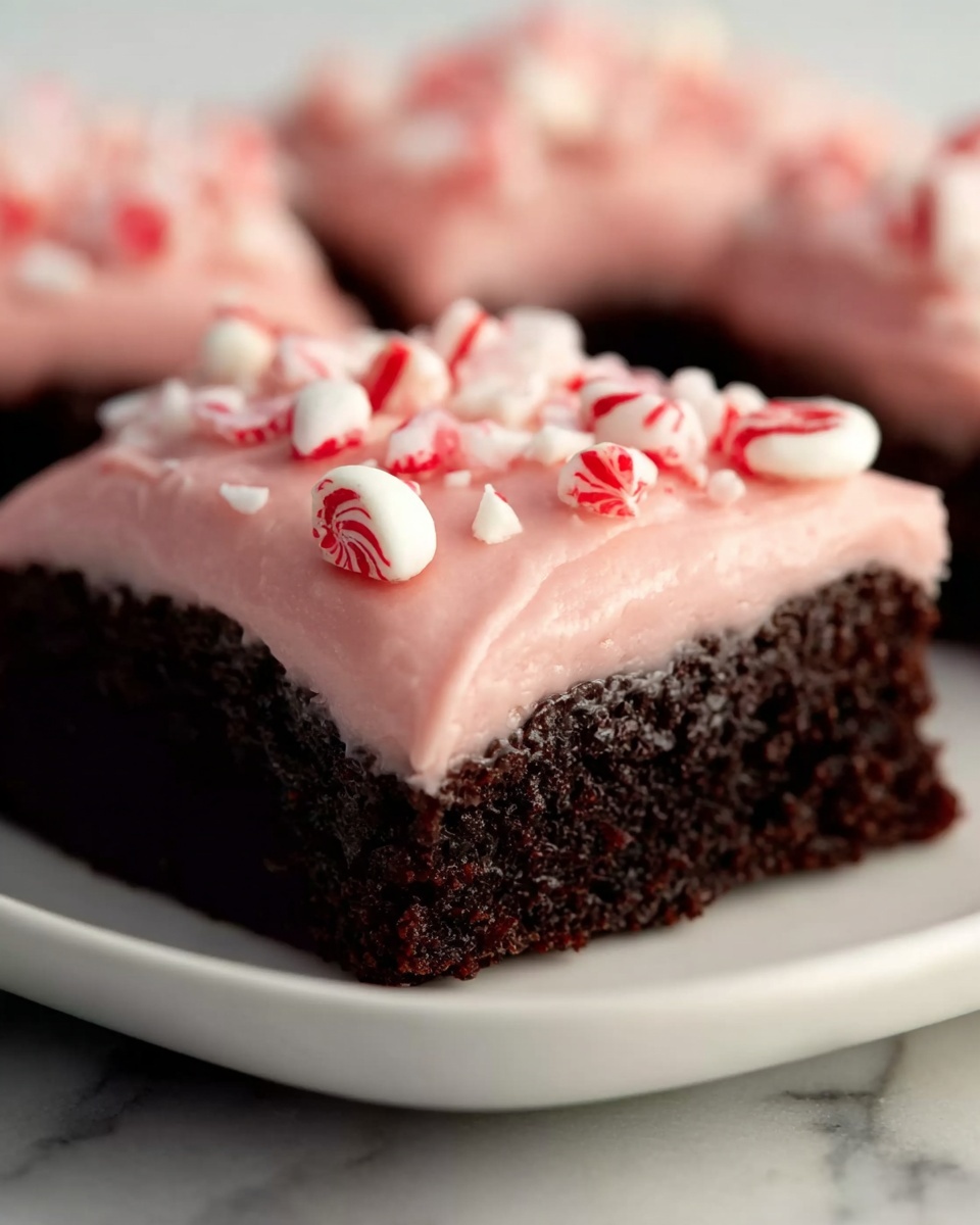 Candy Cane Brownies Recipe - Recipe Image
