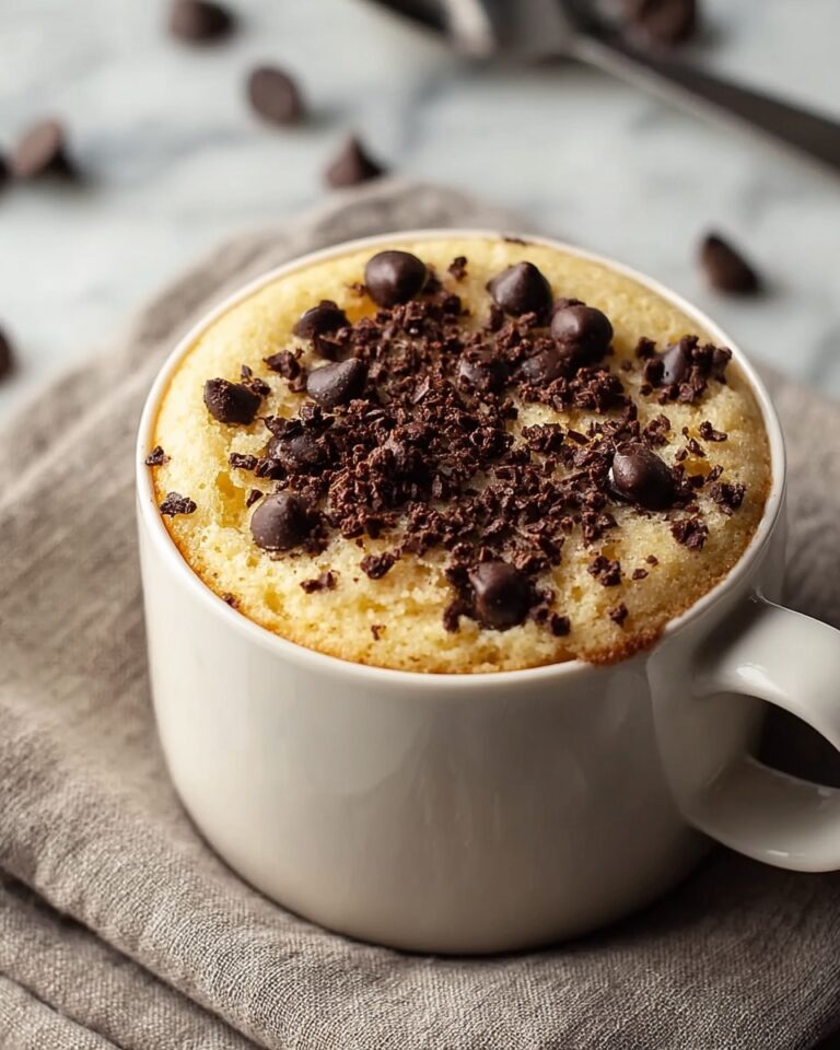 Chocolate Chip Mug Cake Recipe