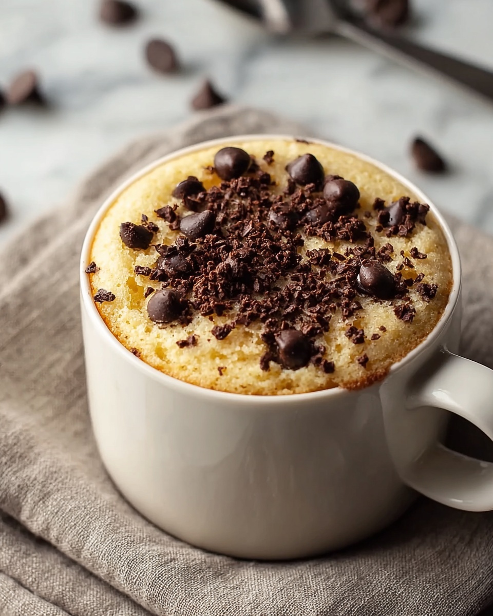 Chocolate Chip Mug Cake Recipe - Recipe Image