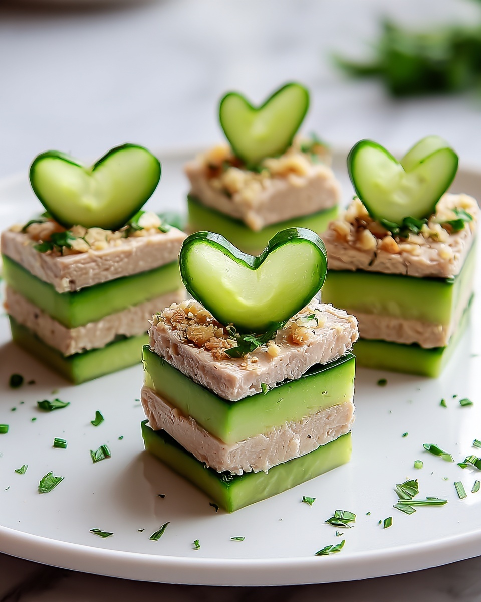 Tuna Cucumber Bites Recipe - Recipe Image