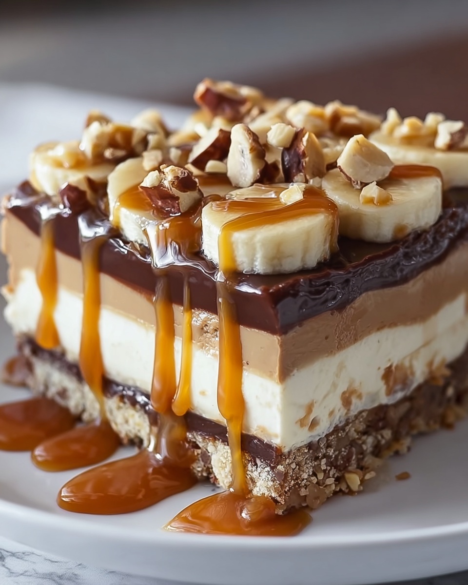 Crust Banana Caramel Cheesecake Recipe - Recipe Image