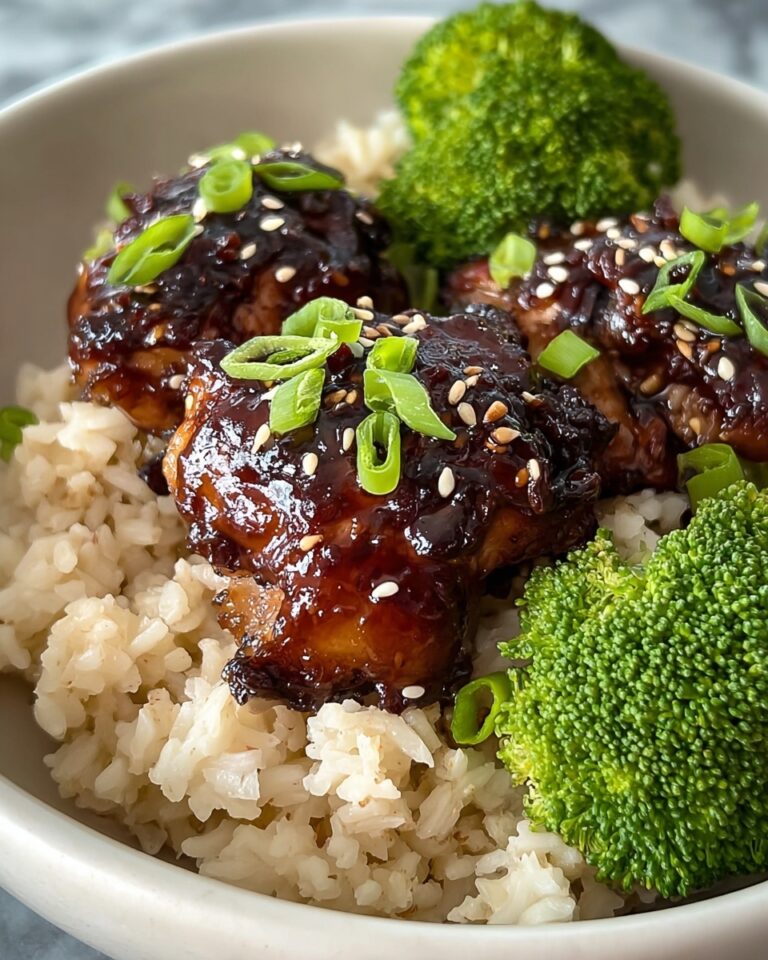 Soy Garlic Chicken Thighs Recipe