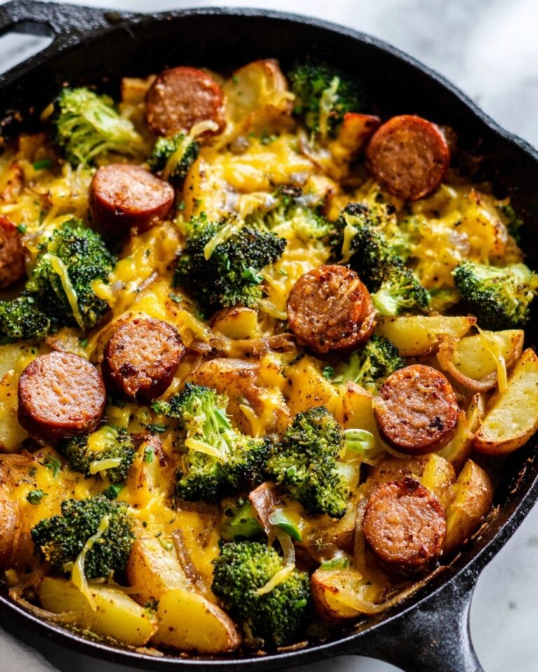 Sausage Potato Broccoli Skillet Recipe