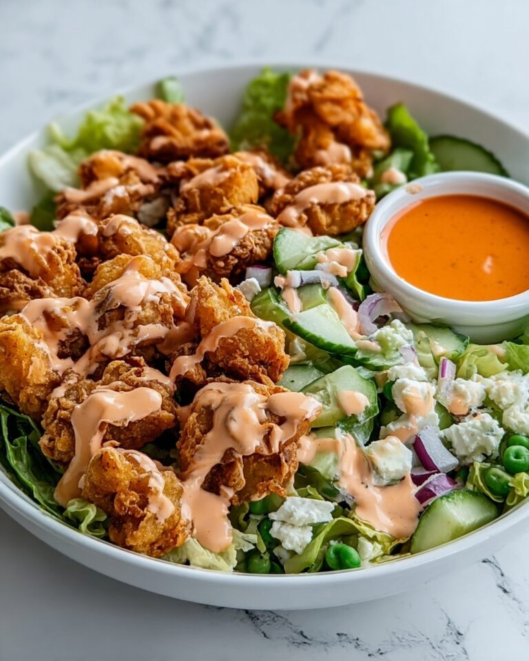 Fried Buffalo Chicken Salad Recipe
