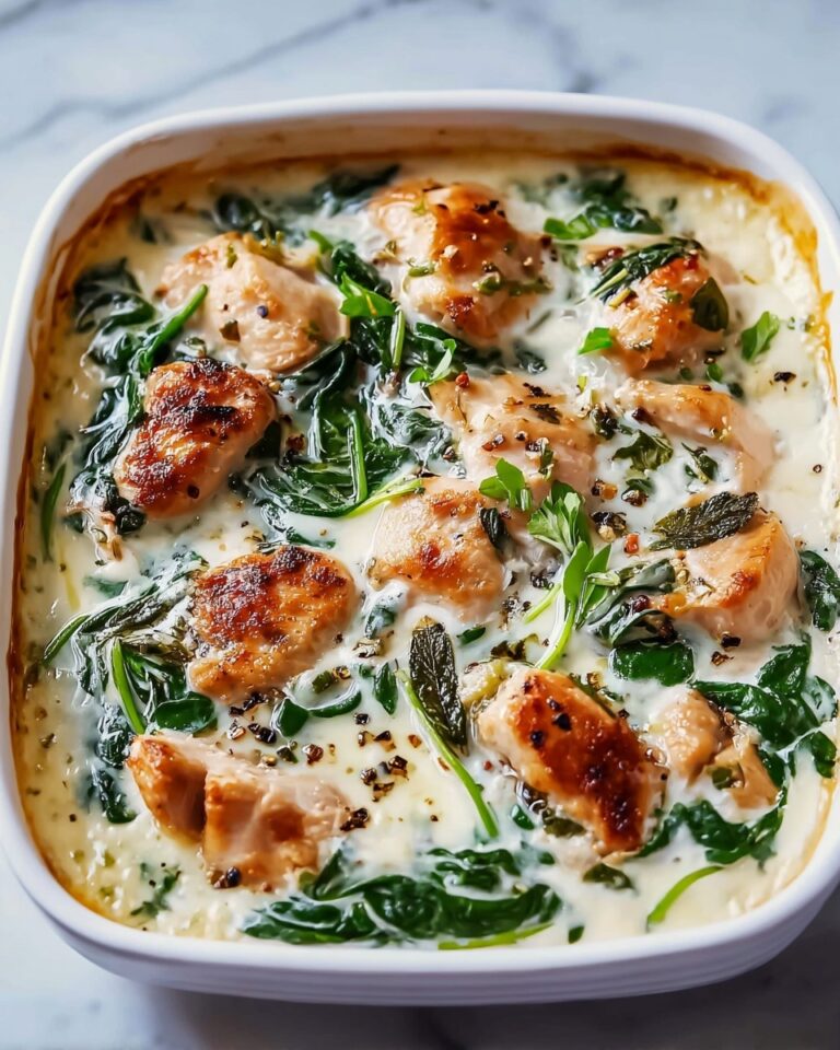 Creamy Chicken and Spinach Casserole Recipe