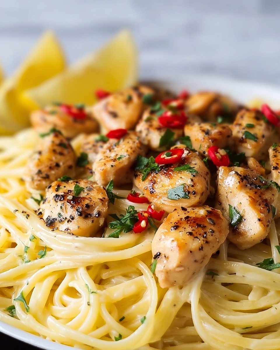 Chicken Scampi Pasta Recipe - Recipe Image