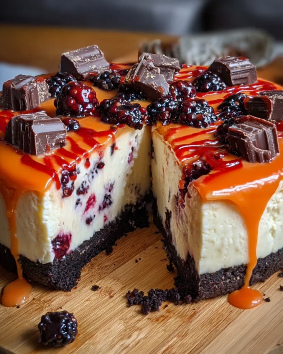 Halloween Cheesecake Recipe - Recipe Image