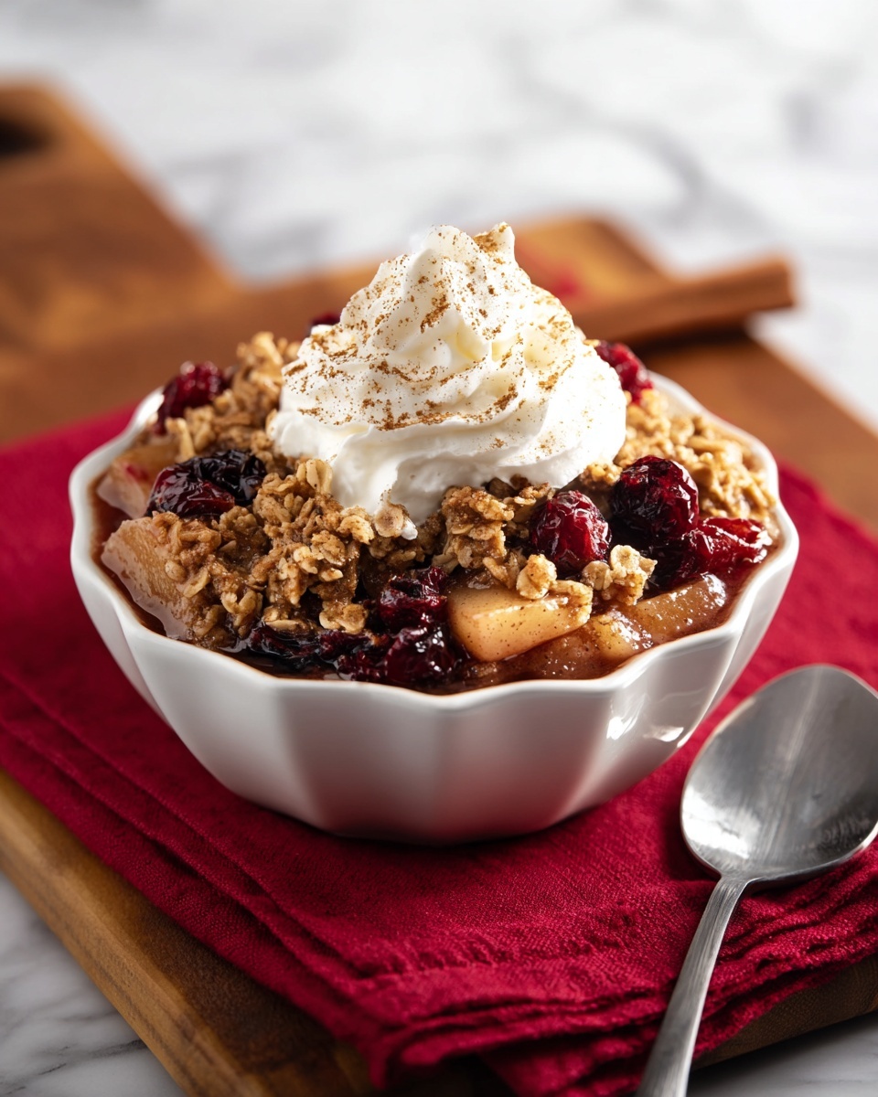 Apple Cranberry Crisp Recipe - Recipe Image