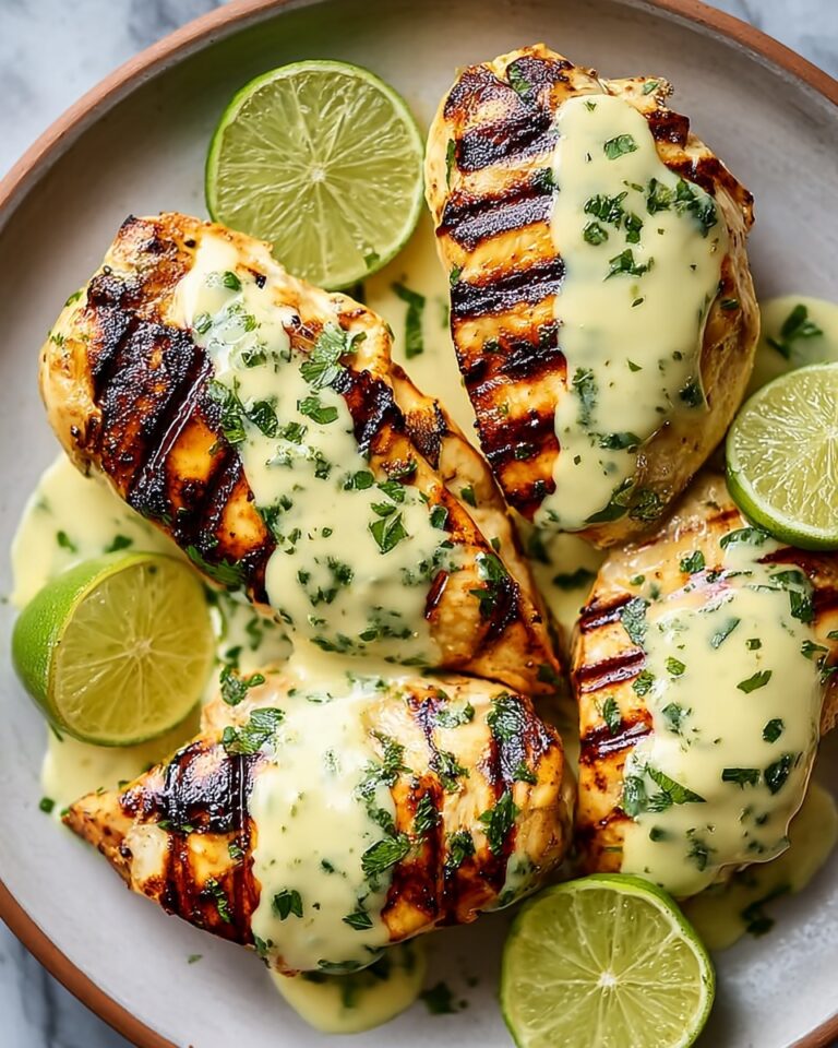 Grilled Salsa Verde Chicken with Pepper Jack Recipe