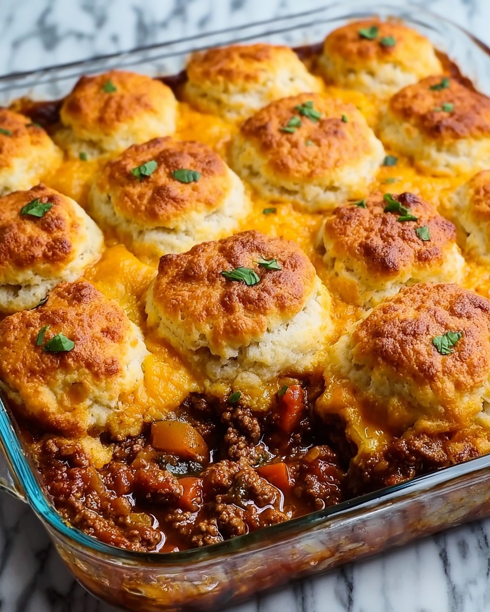 Sloppy Joe Biscuit Casserole Recipe - Recipe Image