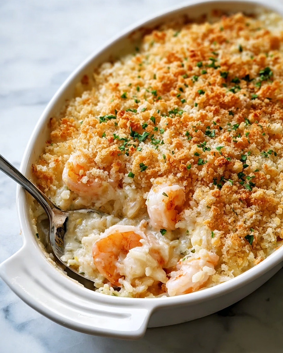 Shrimp and Crab Seafood Casserole Recipe - Recipe Image