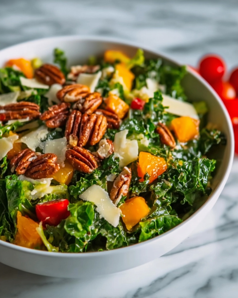 Fall Harvest Salad with Roasted Sweet Potatoes, Brussels Sprouts, Pomegranate, and Apple Recipe - Recipe Image