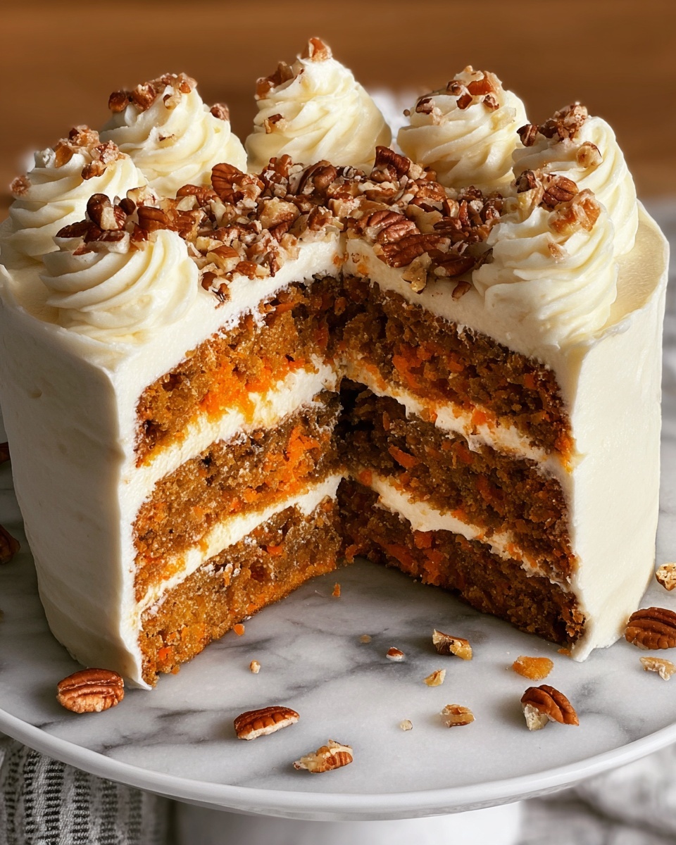 Homemade Moist Carrot Cake Recipe - Recipe Image