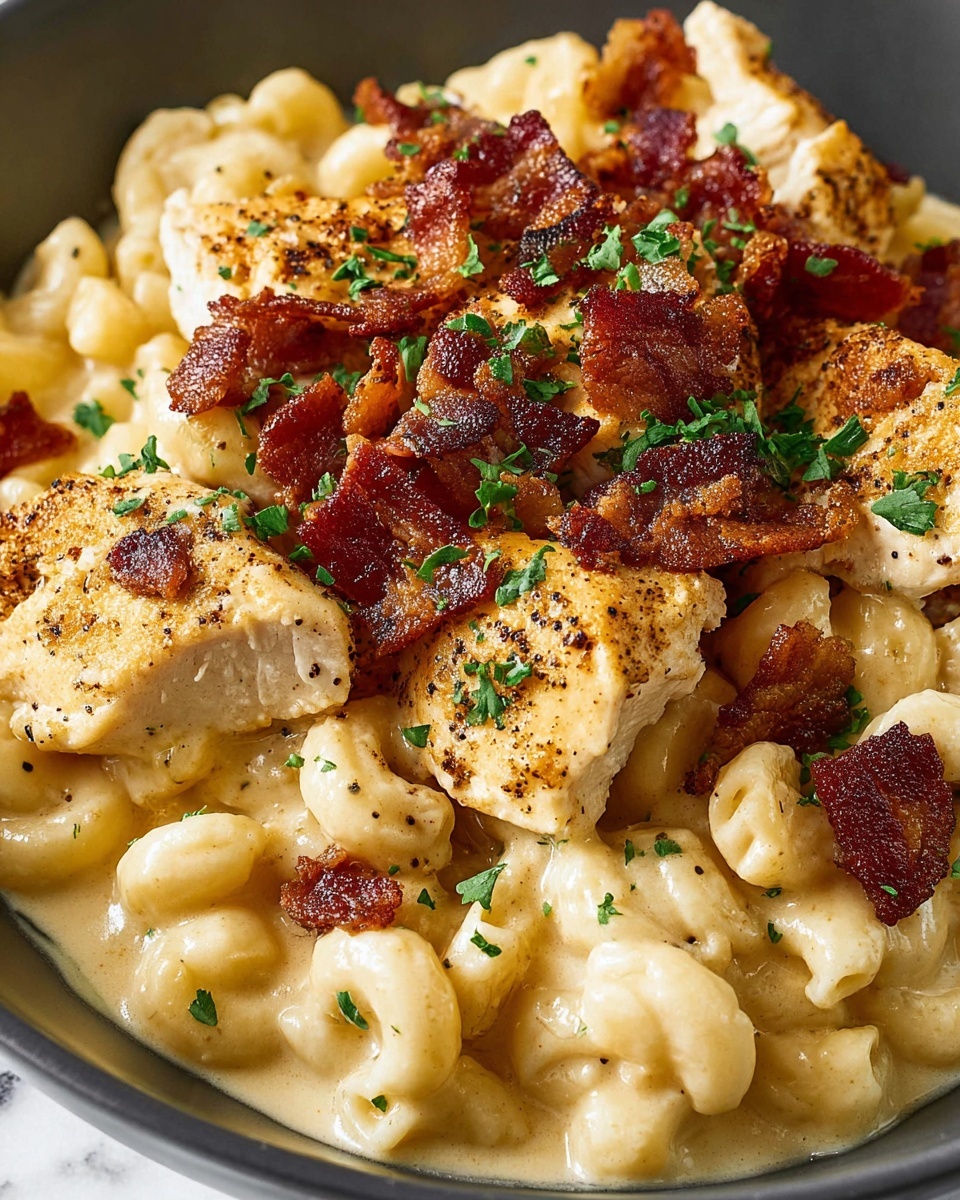 Chicken Ranch Macaroni and Cheese Recipe - Recipe Image
