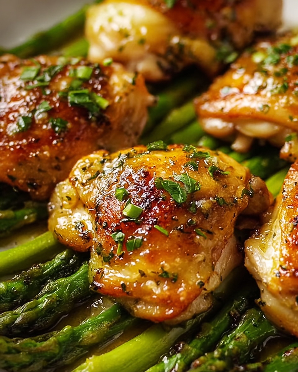 Caesar Chicken with Asparagus Recipe - Recipe Image