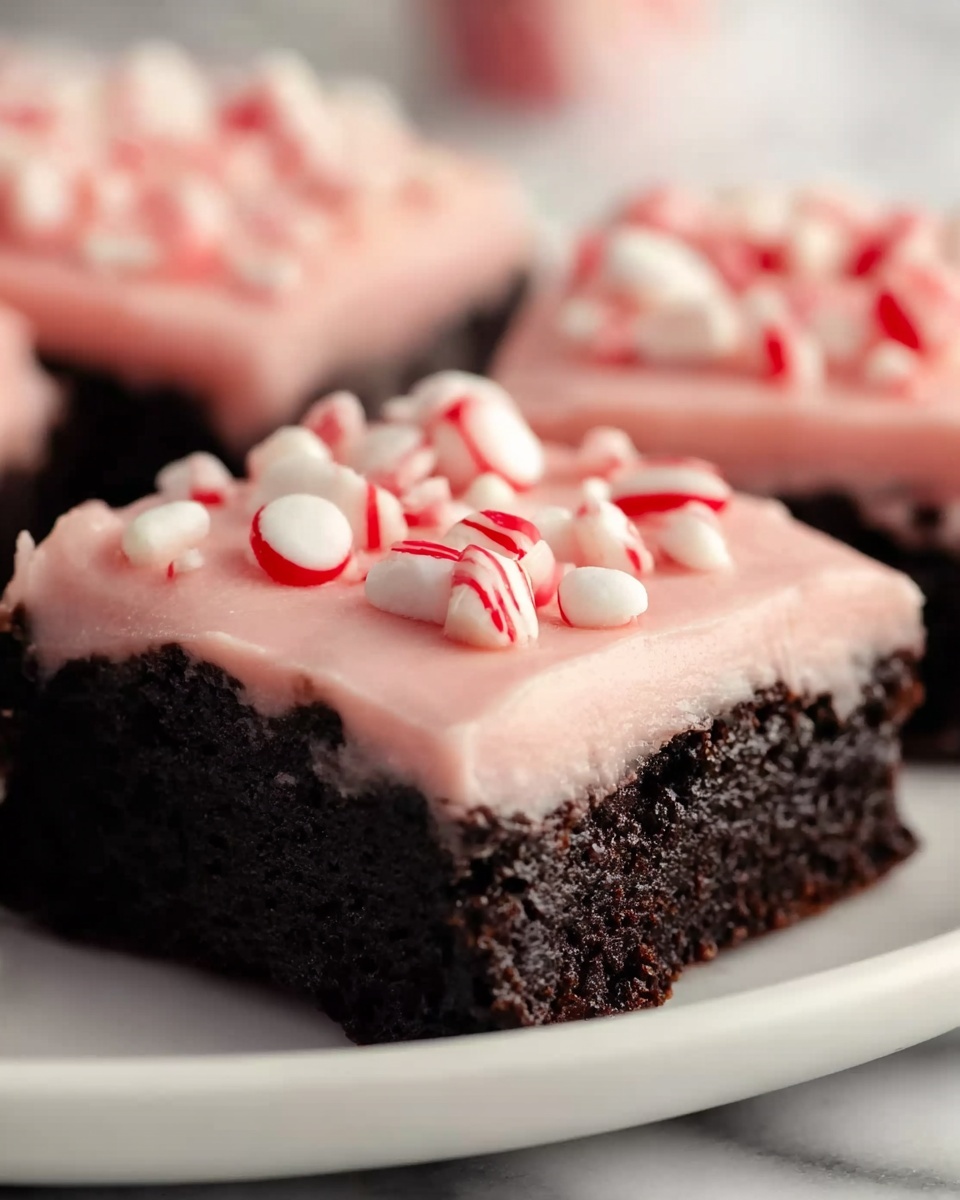 Candy Cane Brownies Recipe - Recipe Image