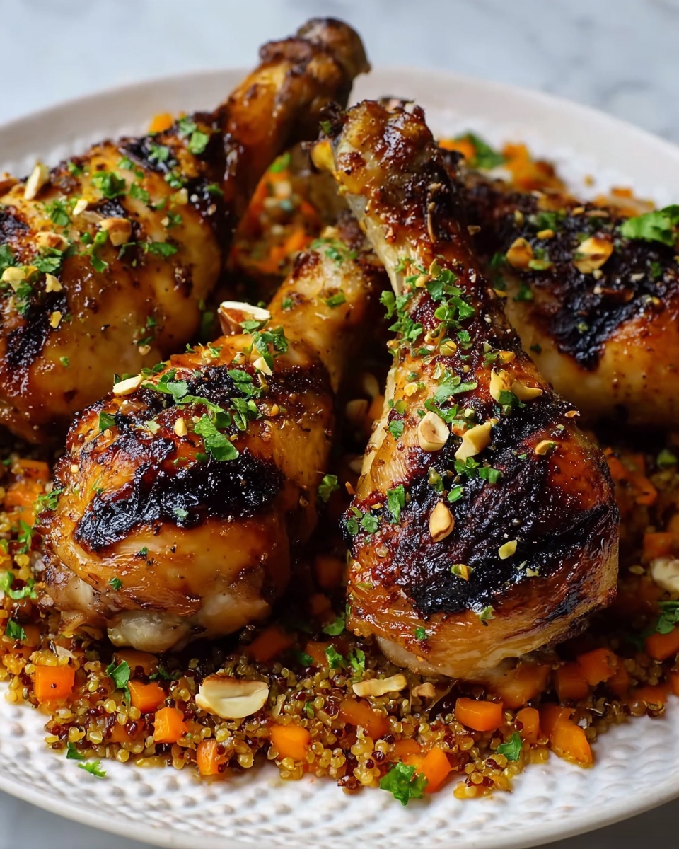 Sweet & Spicy Roast Chicken with Carrots, Dates & Pistachios Recipe - Recipe Image