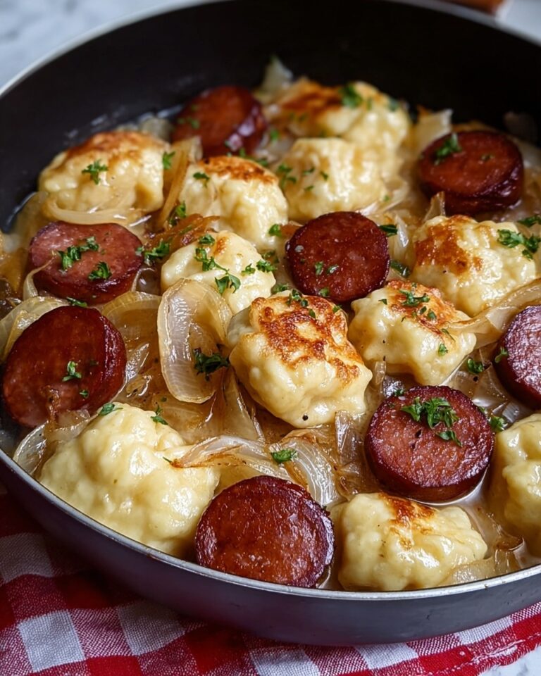 Pierogies and Kielbasa Skillet Dinner Recipe