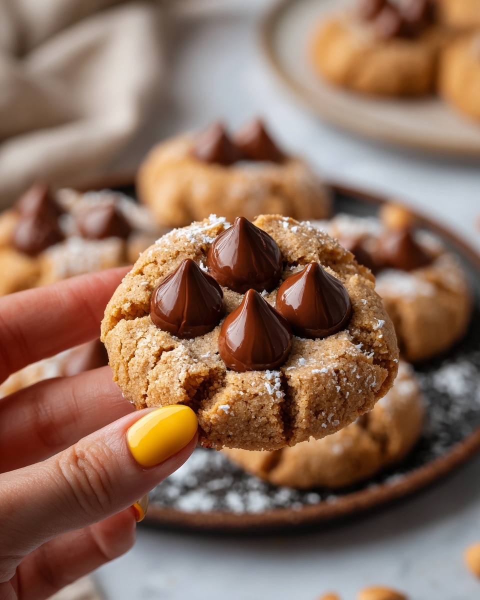 Bear Paw Peanut Butter Blossom Cookies Recipe - Recipe Image