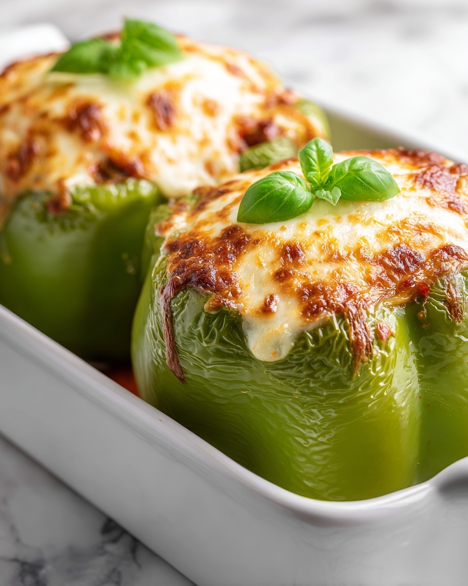 Cheesy Baked Chicken Stuffed Peppers Recipe - Recipe Image