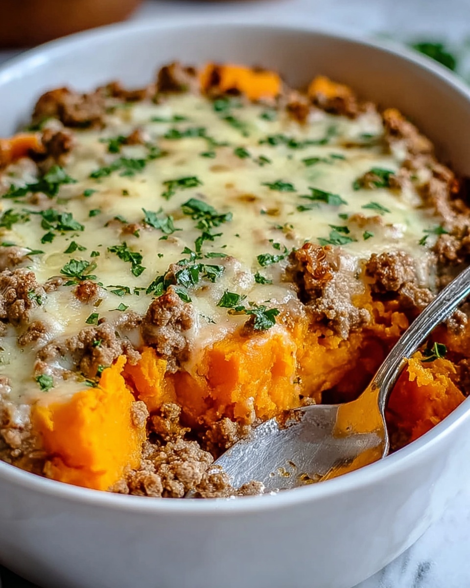 Ground Turkey Sweet Potato Bake Recipe - Recipe Image