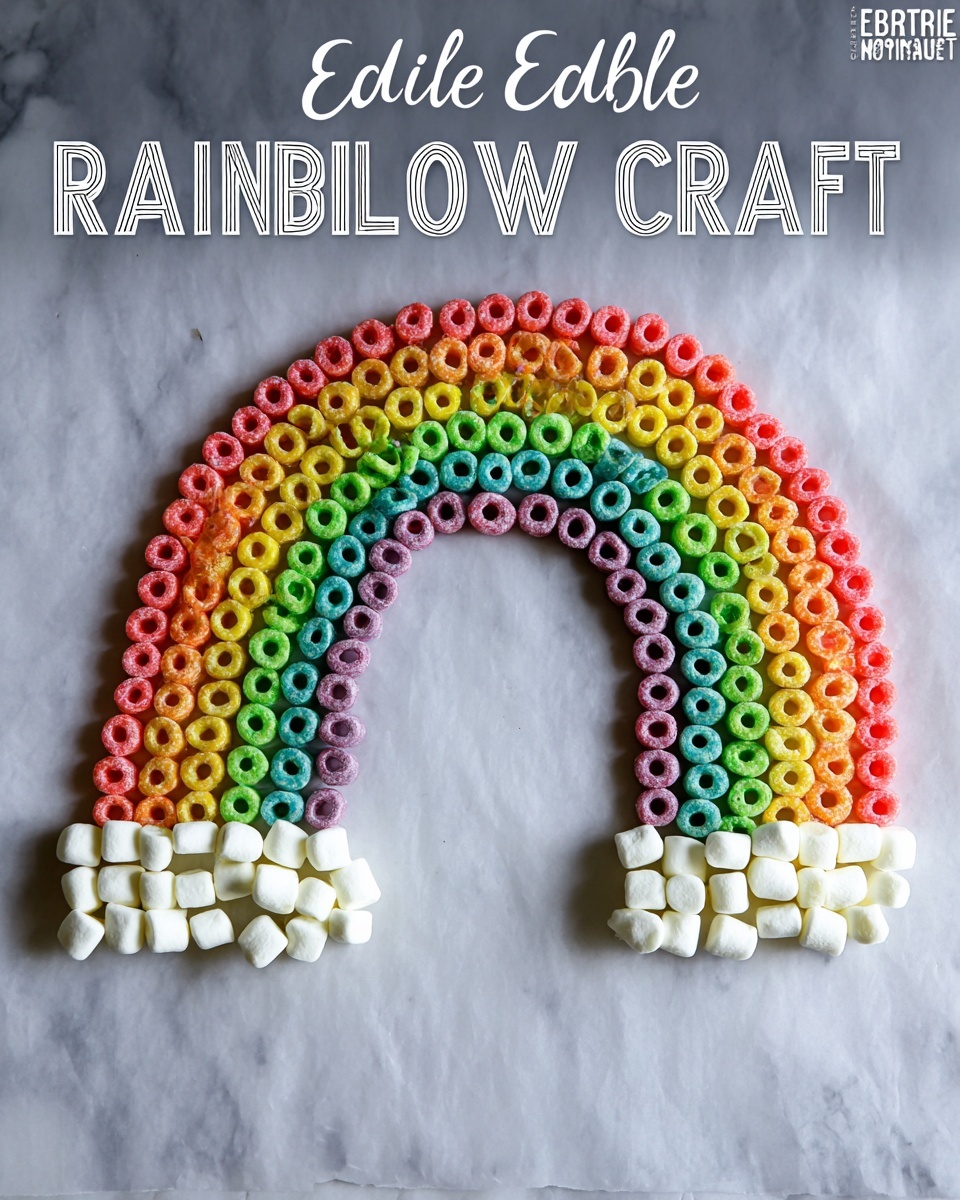 St. Patrick's Day Edible Rainbow Craft Recipe - Recipe Image
