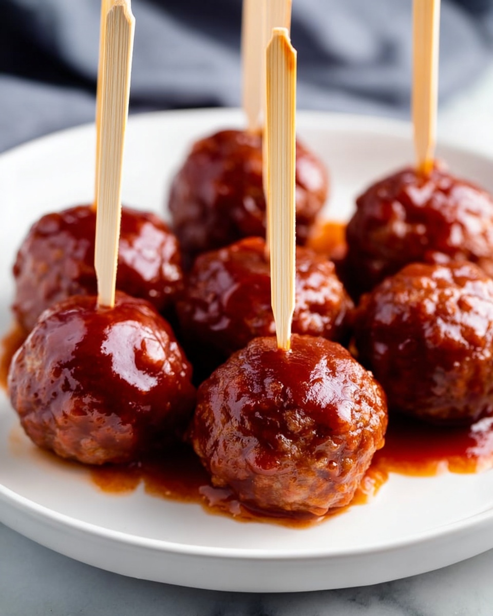 Crockpot Grape Jelly Meatballs Recipe - Recipe Image