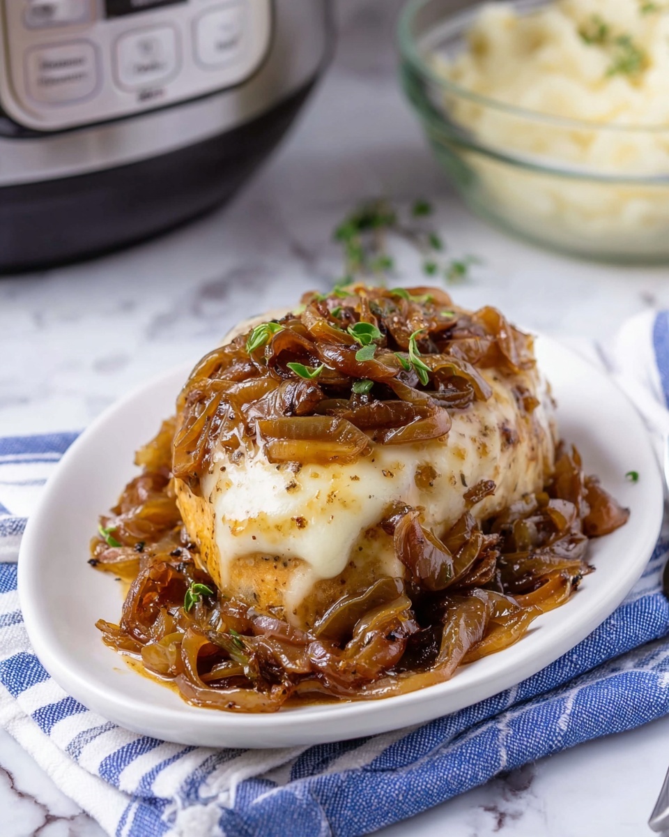 Crockpot French Onion Meatloaf Recipe - Recipe Image