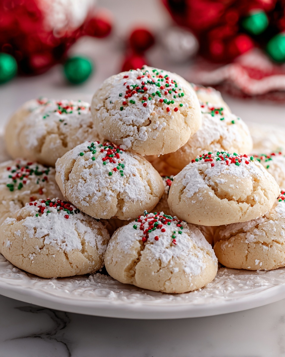 Italian Ricotta Christmas Cookies Recipe - Recipe Image