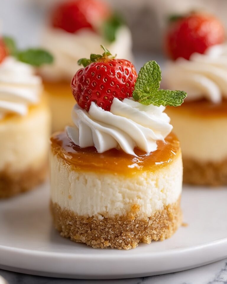 Mini Cheesecakes with Fresh Fruits, Whipped Cream, and Chocolate Ganache Recipe