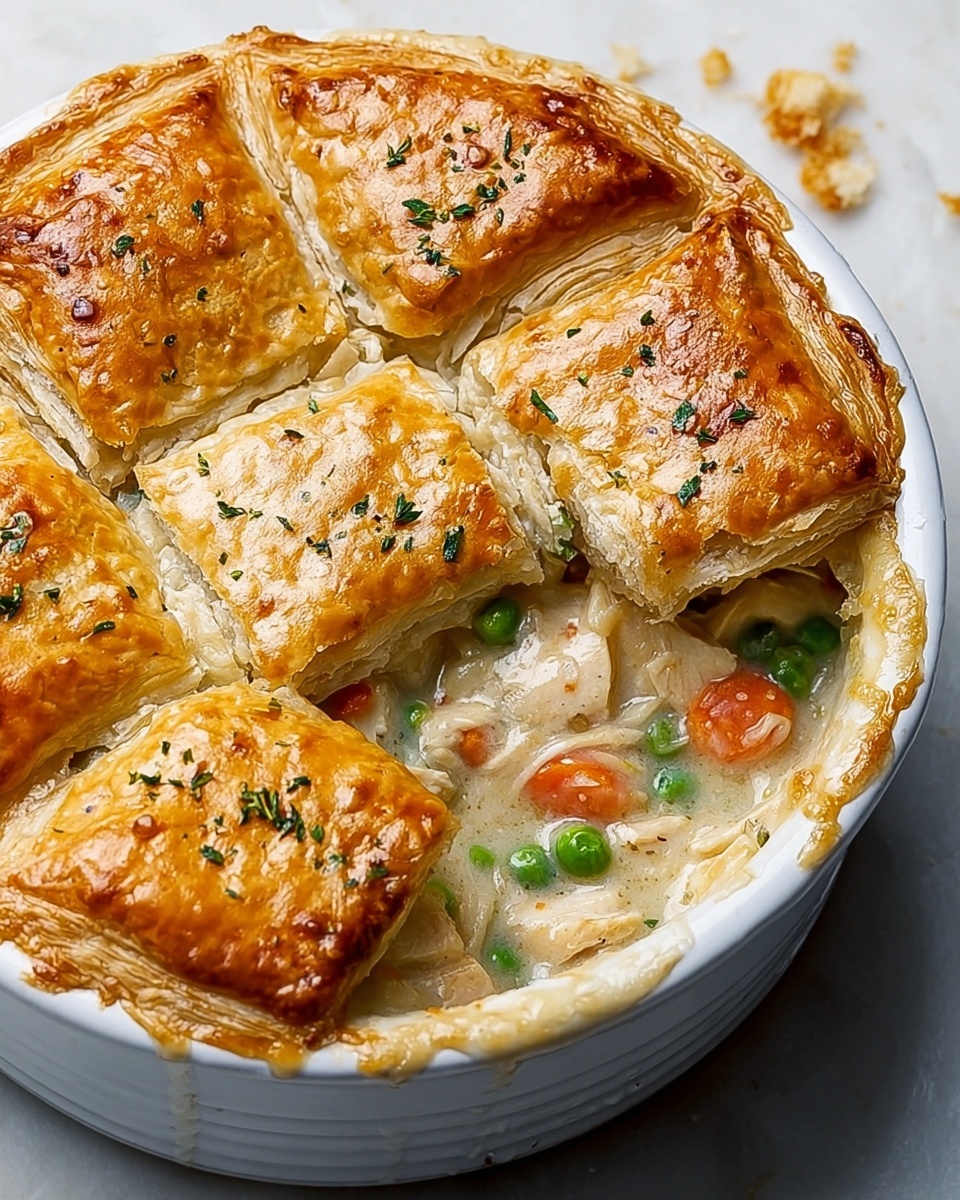 Simple Homemade Chicken Pot Pie Recipe - Recipe Image