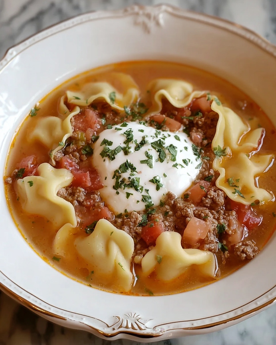 Easy Lasagna Soup Recipe - Recipe Image