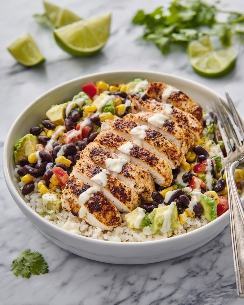 Spicy Chicken Taco Bowls Recipe - Recipe Image