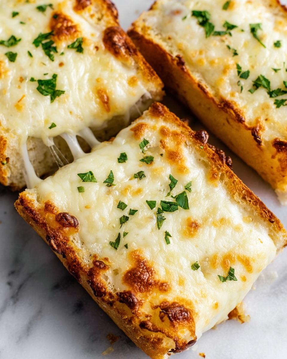 Extra Cheesy Garlic Bread Recipe - Recipe Image