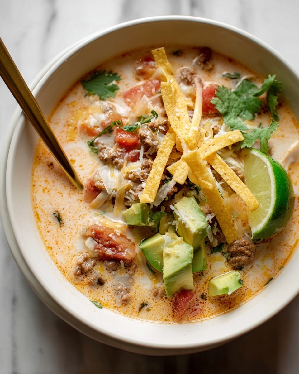Creamy Taco Soup Recipe - Recipe Image
