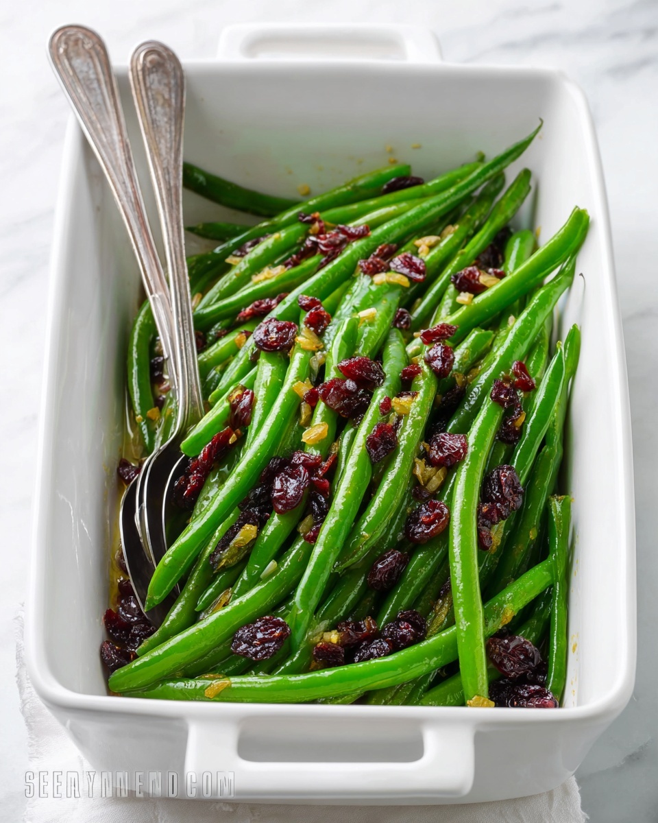Green Beans with Cranberries Recipe - Recipe Image