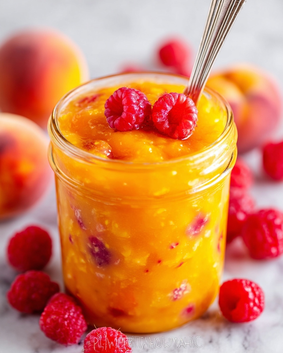 15 Minute Apricot Raspberry Preserves Recipe - Recipe Image