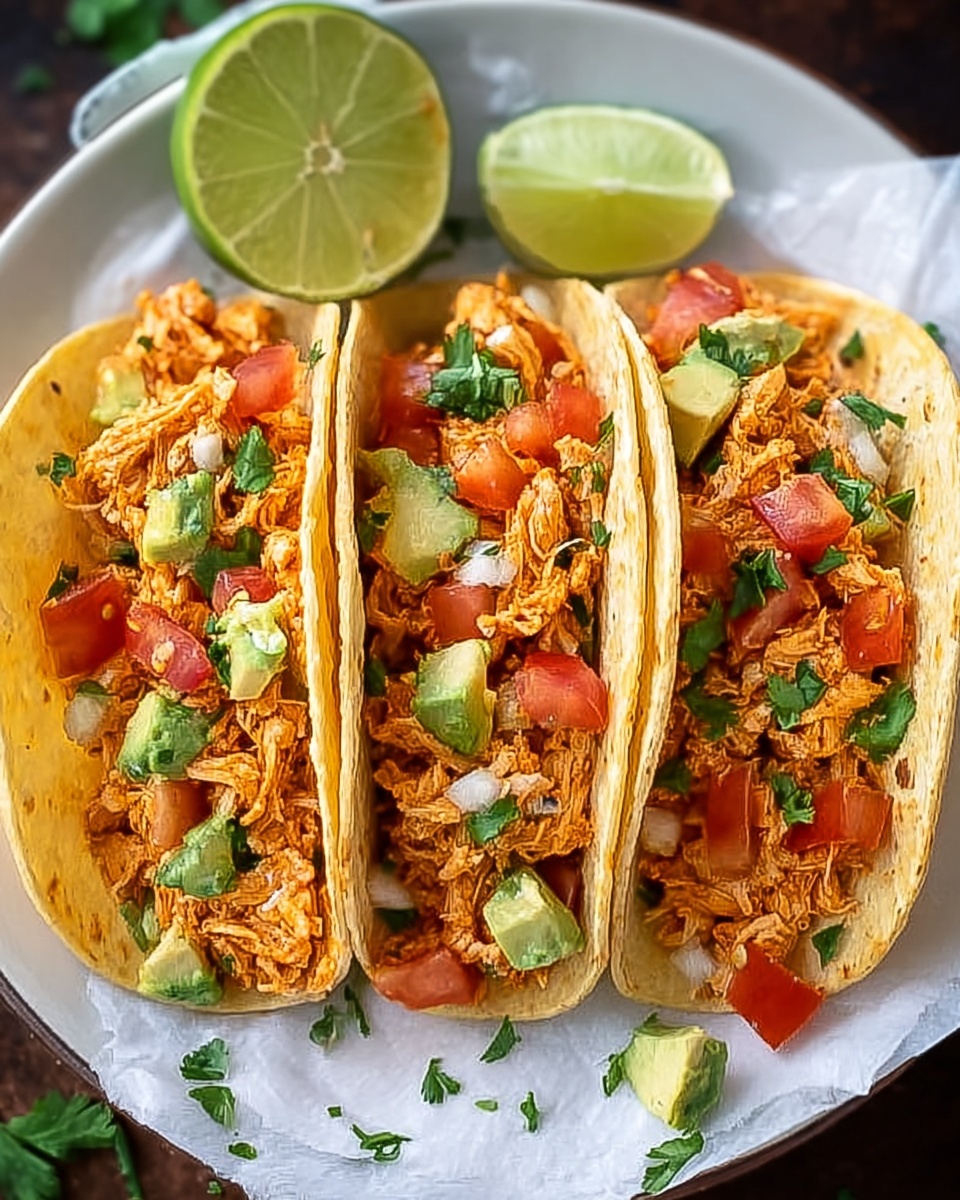 Crockpot Chicken Tacos Recipe - Recipe Image