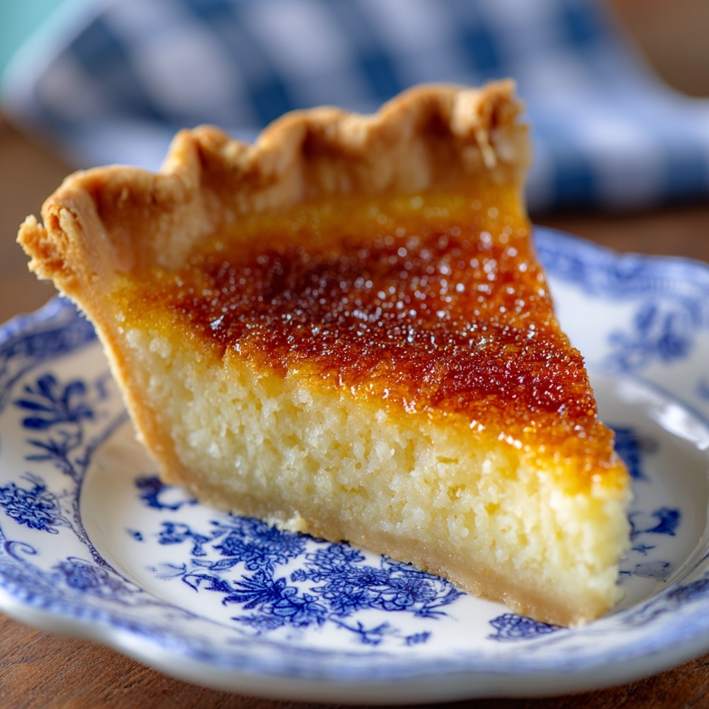 Chess Pie with a Buttery Custard Filling Recipe - Recipe Image