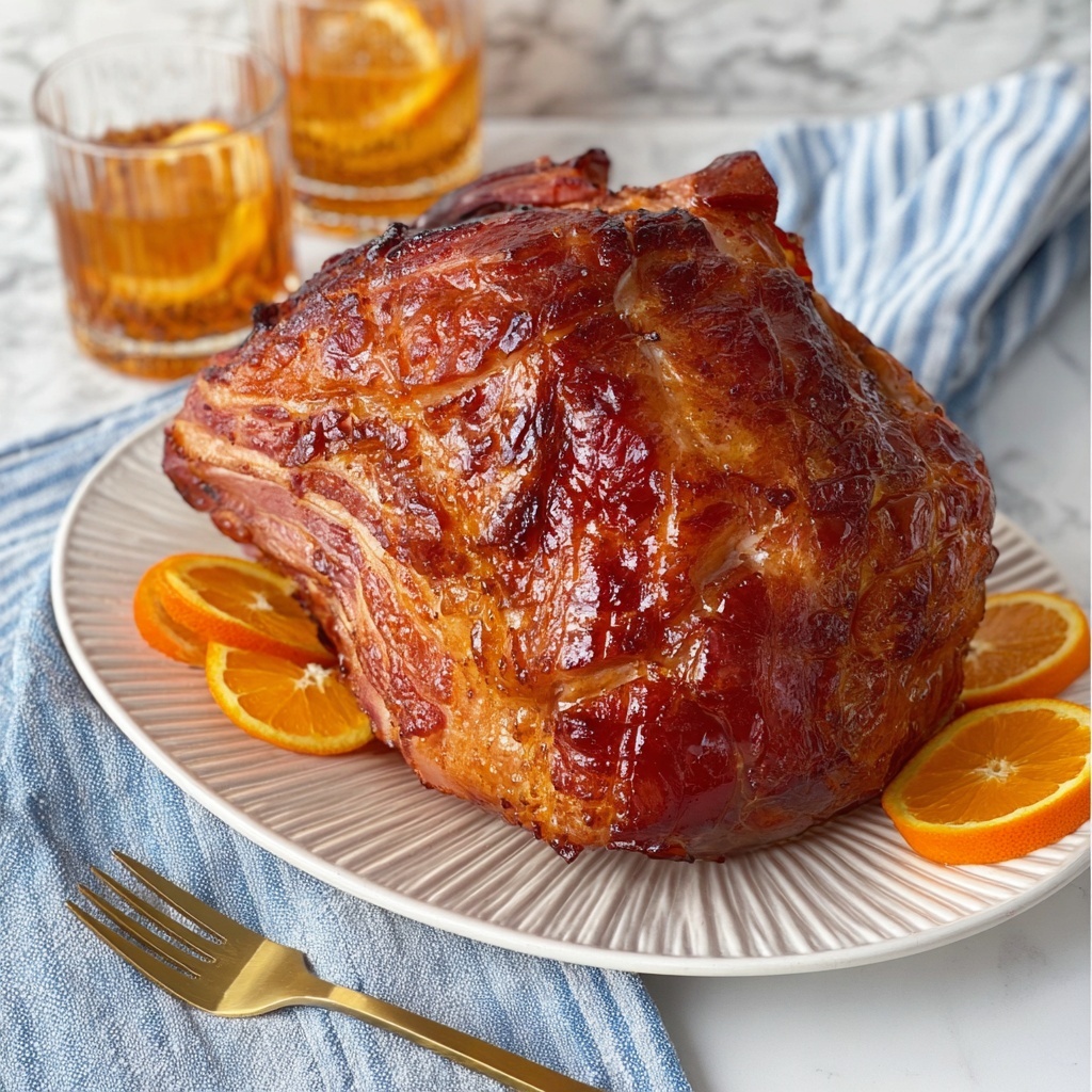 Bourbon & Orange Marmalade Glaze for Ham Recipe - Recipe Image