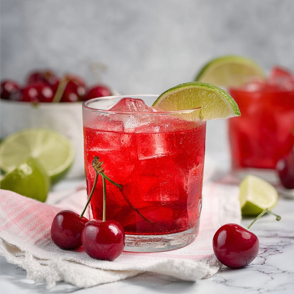 Fresh Cherry Margarita Recipe - Recipe Image