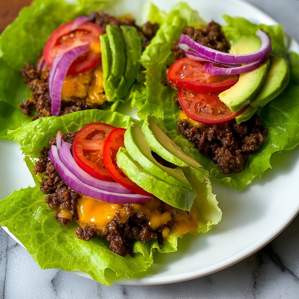 Lettuce Wrap Burgers Recipe - Recipe Image