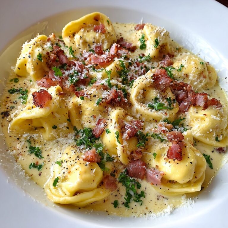 Creamy Tortellini Carbonara Recipe