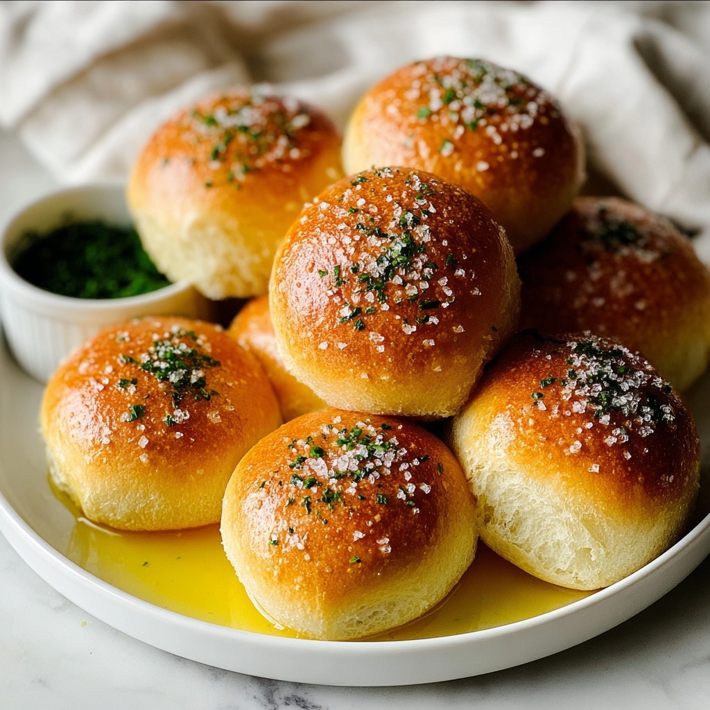 Garlic Butter Bread Rolls Recipe - Recipe Image
