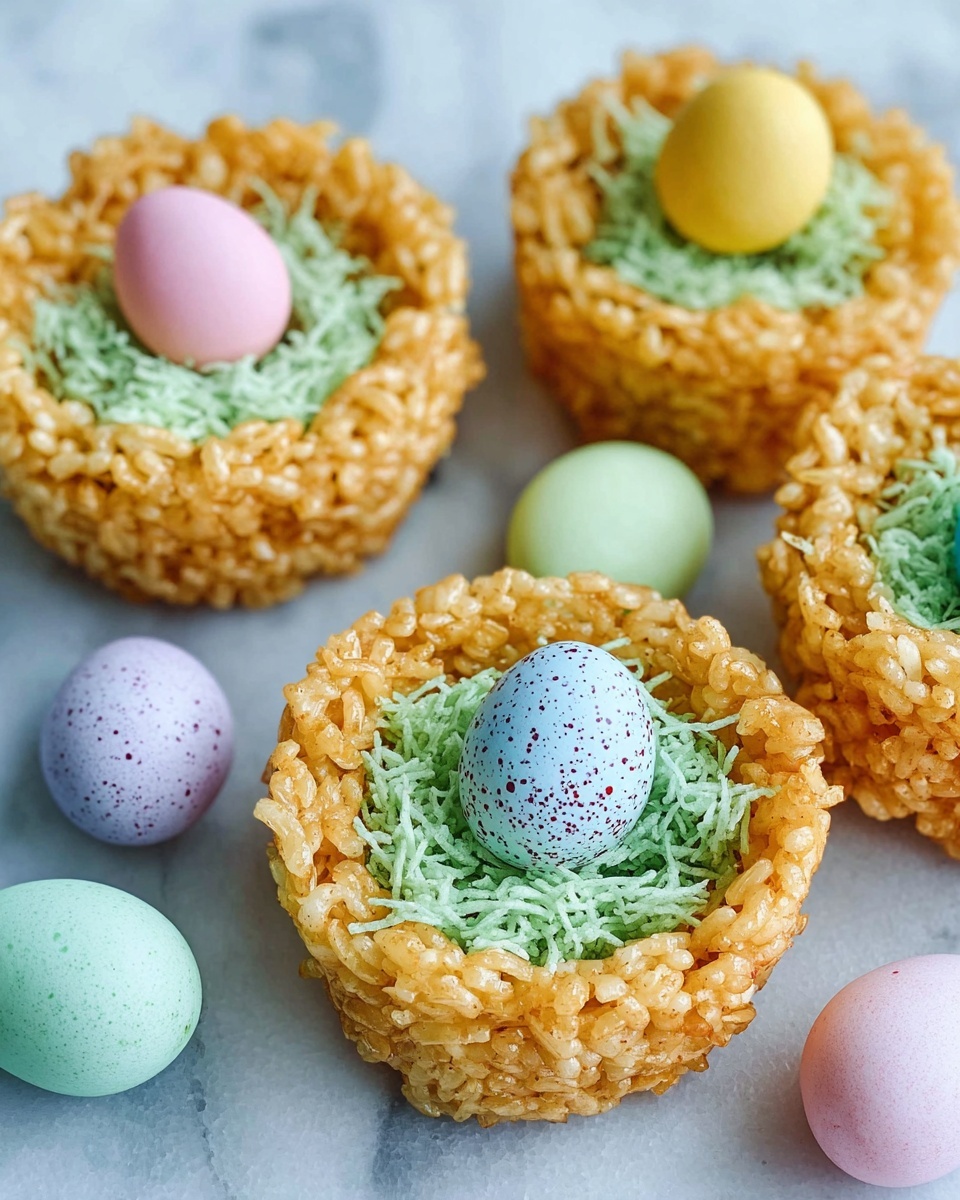 Adorable Rice Krispie Nests Recipe - Recipe Image