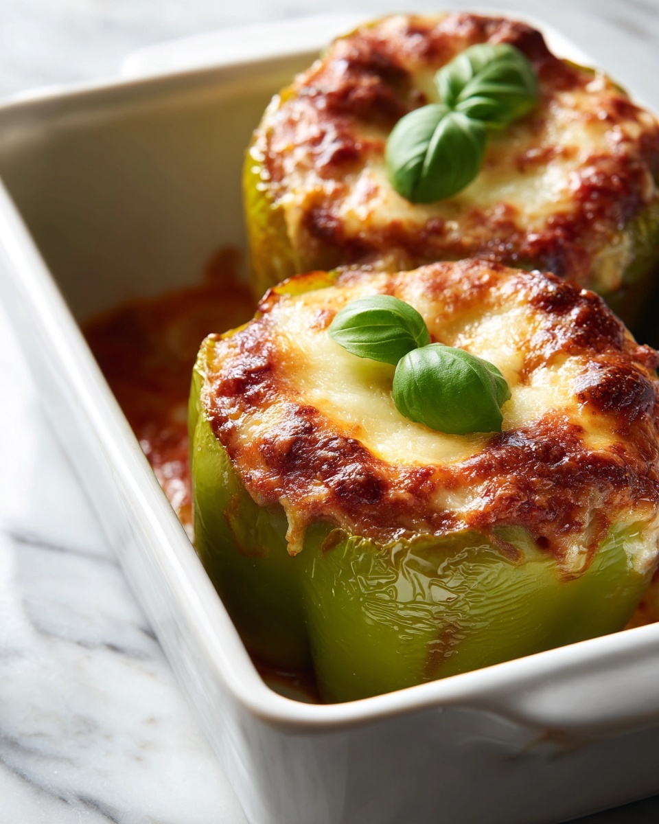 Cheesy Baked Chicken Stuffed Peppers Recipe - Recipe Image