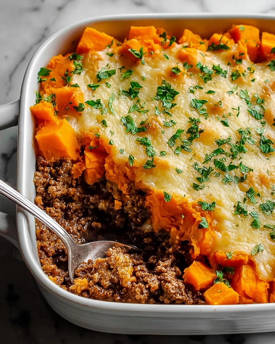 Ground Turkey Sweet Potato Bake Recipe - Recipe Image