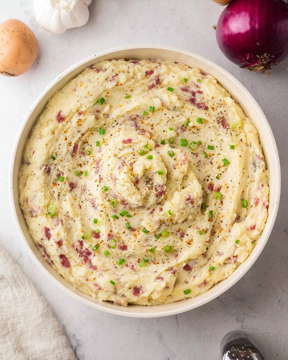 Steakhouse Style Garlic Mashed Potatoes Recipe - Recipe Image