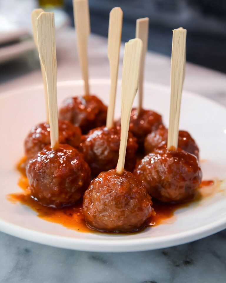 Crockpot Grape Jelly Meatballs Recipe