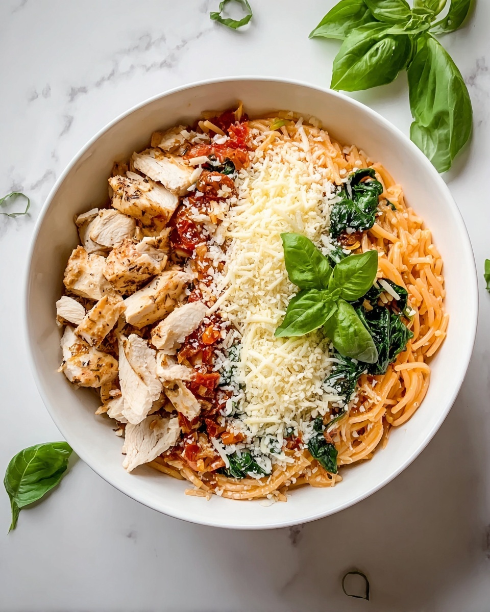 Creamy Tuscan Chicken Pasta Recipe - Recipe Image